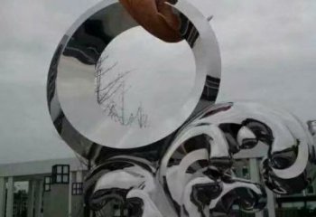 圓環魚雕塑廠家 生產制作企業 不銹鋼魚動物雕塑