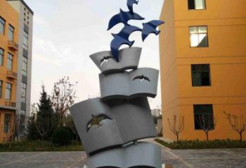 飛燕傳書雕塑廠家 書雕塑 飛燕雕塑 不銹鋼雕塑廠家