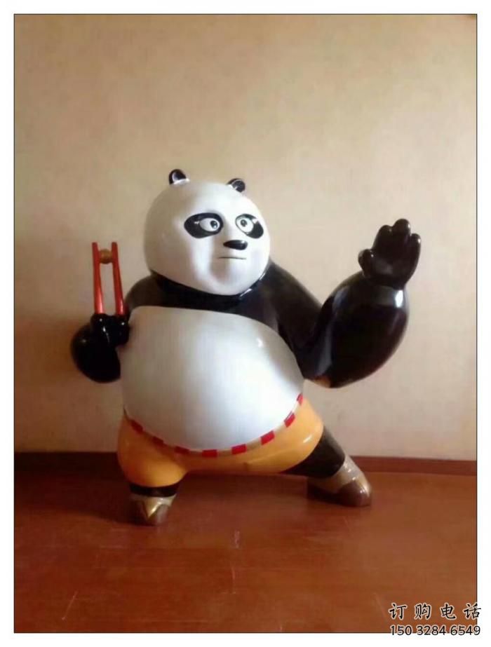 練舞熊貓雕塑廠家 盼盼貓 熊貓雕塑規(guī)格特點(diǎn)