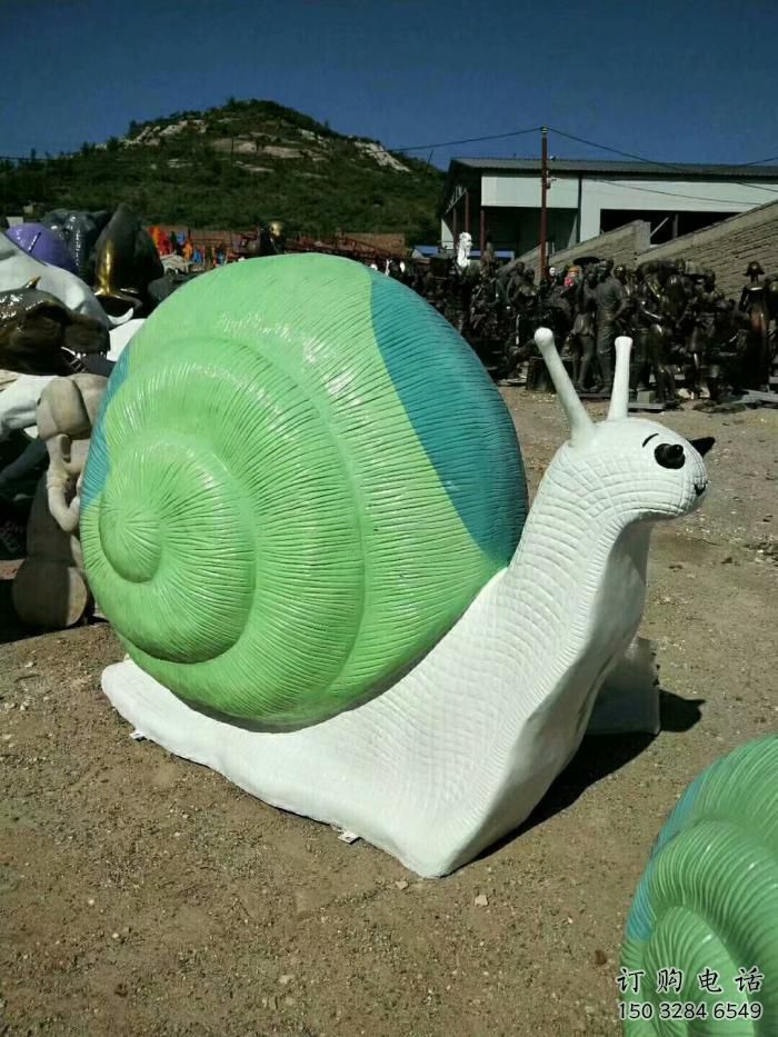 彩繪蝸牛雕塑廠家 仿真元素理念 大型蝸牛雕塑生產