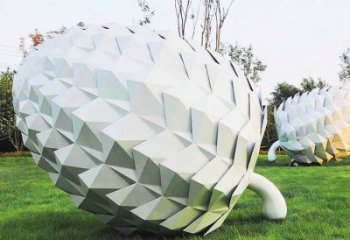 松塔雕塑廠家 堅(jiān)果藝術(shù)體 不銹鋼松塔雕塑