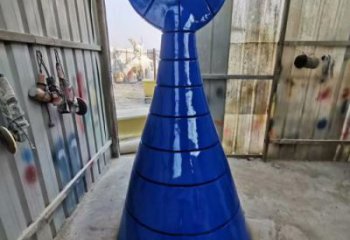 烤漆魚(yú)尾雕塑 草地異形雕塑 中式烤漆魚(yú)尾雕塑廠家