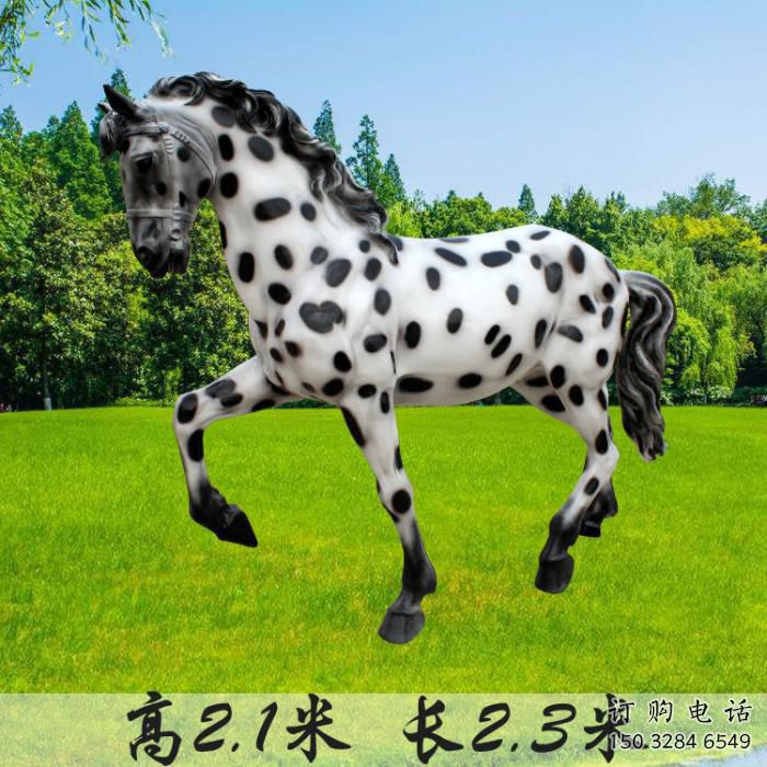 戶外斑馬雕塑 農村庭院小品 中式彩繪斑馬雕塑廠家