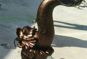 庭院魚兒雕塑廠家 歐式仿真擺件 戶外噴漆魚兒雕塑