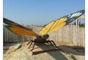 園林昆蟲雕塑廠家 大型公園擺件 戶外仿真昆蟲雕塑