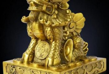 園林獨角獸雕塑廠家 大型酒店擺件 街道仿古獨角獸雕塑