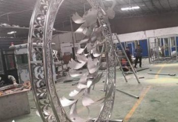 鏡面海燕雕塑廠家 現(xiàn)代創(chuàng)意擺件 游樂場異形海燕雕塑