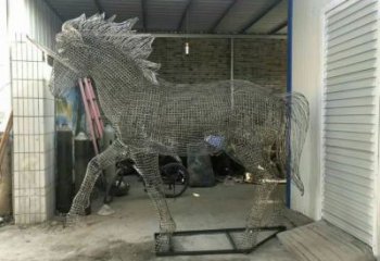 游樂(lè)場(chǎng)馬雕塑廠(chǎng)家 戶(hù)外賓館擺件 住宅小區(qū)鋼管馬雕塑