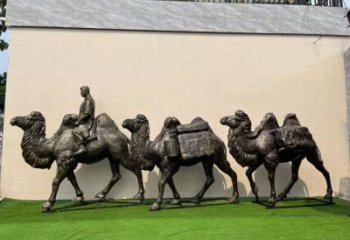 抽象駱駝雕塑廠家 創(chuàng)意村口擺件 創(chuàng)意仿古駱駝雕塑