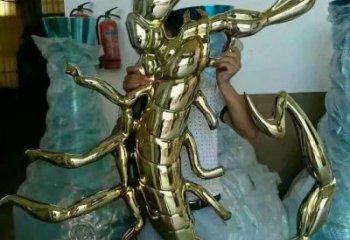 電鍍蝎子雕塑廠家 大型仿真擺件 風景區戶外蝎子雕塑