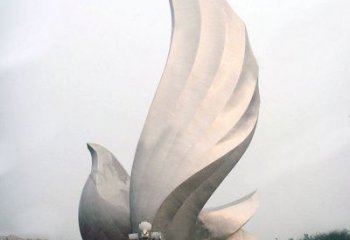 房地產飛鴿雕塑廠家 創(chuàng)意現代擺件 公園啞光飛鴿雕塑