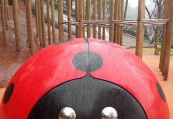 戶外瓢蟲雕塑廠家 公園廣場小品 房地產(chǎn)幾何瓢蟲雕塑