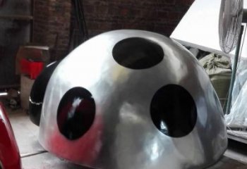 庭院瓢蟲雕塑廠家 歐式仿真擺件 戶外噴漆瓢蟲雕塑