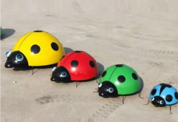 街道甲殼蟲(chóng)雕塑廠家 創(chuàng)意戶外小品 酒店拉絲甲殼蟲(chóng)雕塑