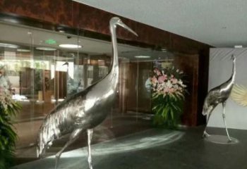 抽象鴕鳥雕塑廠家 大型創意擺件 風景區仿真鴕鳥雕塑