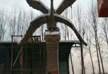 異形鴻雁雕塑廠家 戶外抽象擺件 房地產別墅區鴻雁雕塑