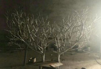 別墅鹿角雕塑廠家 卡通噴漆小品 戶外鏤空鹿角雕塑