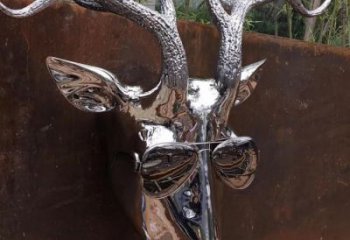 幼兒園鹿角雕塑廠家 卡通鏡面小品 室內(nèi)異形鹿角雕塑