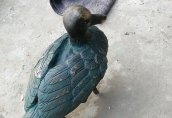 大門口鴨子雕塑廠家 歐式賓館擺件 風景區(qū)仿古鴨子雕塑