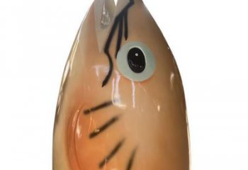 仿真魚頭雕塑廠家 大型彩繪擺件 公園噴漆魚頭雕塑