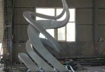 切面鳳鳥雕塑廠家 現(xiàn)代抽象擺件 商場現(xiàn)代鳳鳥雕塑