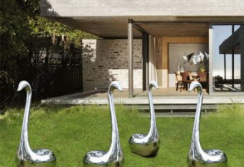庭院天鵝雕塑廠家 歐式仿真擺件 戶外創(chuàng)意天鵝雕塑