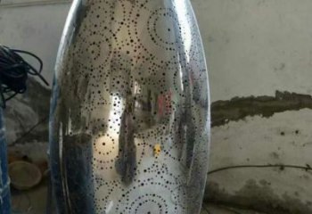 燈光球體雕塑廠家 鏤空創意小品 商業街不銹鋼球體雕塑