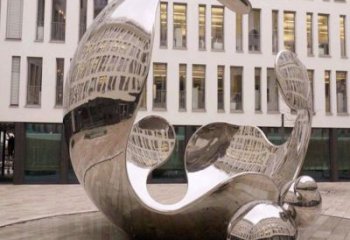 鍛造球狀雕塑廠家 公園鏡面小品 戶(hù)外不銹鋼球狀雕塑