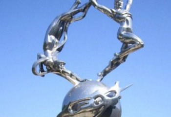 希望星球雕塑廠家 教育校園小品 戶外不銹鋼星球雕塑