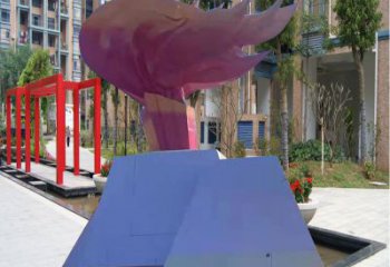 企業火把雕塑廠家 現代創意小品 歐式不銹鋼火把雕塑
