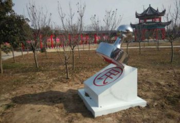 公園印章雕塑廠家 歐式步行街擺件 戶外不銹鋼印章雕塑