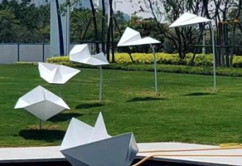 仿真船型雕塑廠家 現代擺件 大型不銹鋼船型雕塑生產