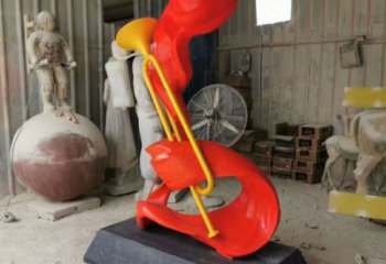 創(chuàng)意沖鋒號雕塑廠家 部隊小品 公園不銹鋼沖鋒號雕塑