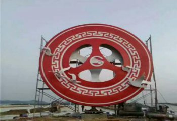 剪影圓圈雕塑廠家 園林小品 大型不銹鋼圓圈雕塑生產(chǎn)