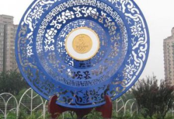 剪紙圓圈雕塑廠家 切面鏤空擺件 戶外不銹鋼圓圈雕塑生產(chǎn)