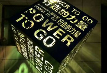 中式正方體雕塑廠家 創意小品 游樂場不銹鋼正方體雕塑廠家