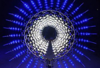 別墅區風動雕塑廠家 大型別墅區擺件 創意不銹鋼風動雕塑廠