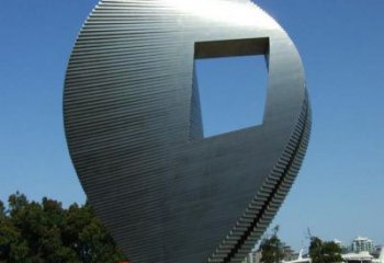 切面市政雕塑廠家 庭院擺件 廣場不銹鋼市政雕塑廠