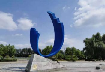 彩繪磁鐵雕塑廠家 抽象擺件 街頭不銹鋼磁鐵雕塑廠