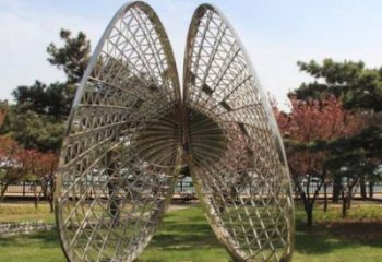 鏤空貝殼雕塑廠家 園林小品 住宅小區不銹鋼貝殼雕塑廠