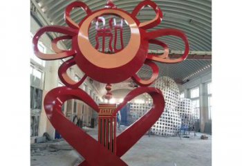 幾何鼓雕塑廠家 廣場(chǎng)小品 創(chuàng)意不銹鋼鼓雕塑廠