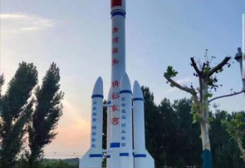 異形火箭雕塑廠家 現代小品 廣場不銹鋼火箭雕塑制作