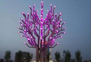 幾何雪花雕塑廠家 發光小品 街頭不銹鋼雪花雕塑廠