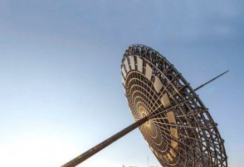 現代日晷雕塑廠家 大型擺件 戶外不銹鋼日晷雕塑制作