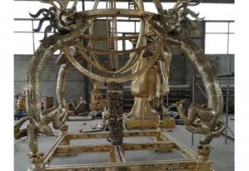 現(xiàn)代渾天儀雕塑廠家 大型別墅區(qū)擺件 廣場不銹鋼渾天儀雕塑廠