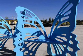 鏤空凳子雕塑廠家 園林小品 住宅小區不銹鋼凳子雕塑廠