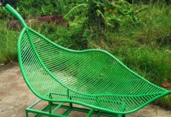 幾何休閑椅雕塑廠家 幼兒園小品 烤漆不銹鋼休閑椅雕塑廠