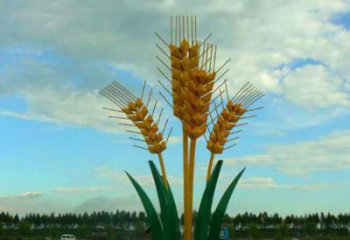 仿真禾苗雕塑廠家 現代擺件 創意不銹鋼禾苗雕塑廠