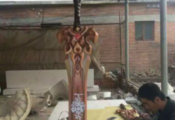 異形利劍雕塑廠家 現(xiàn)代小品 烤漆不銹鋼利劍雕塑廠生產(chǎn)