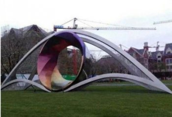 廣場(chǎng)眼睛雕塑廠家 烤漆小品 戶外不銹鋼眼睛雕塑廠